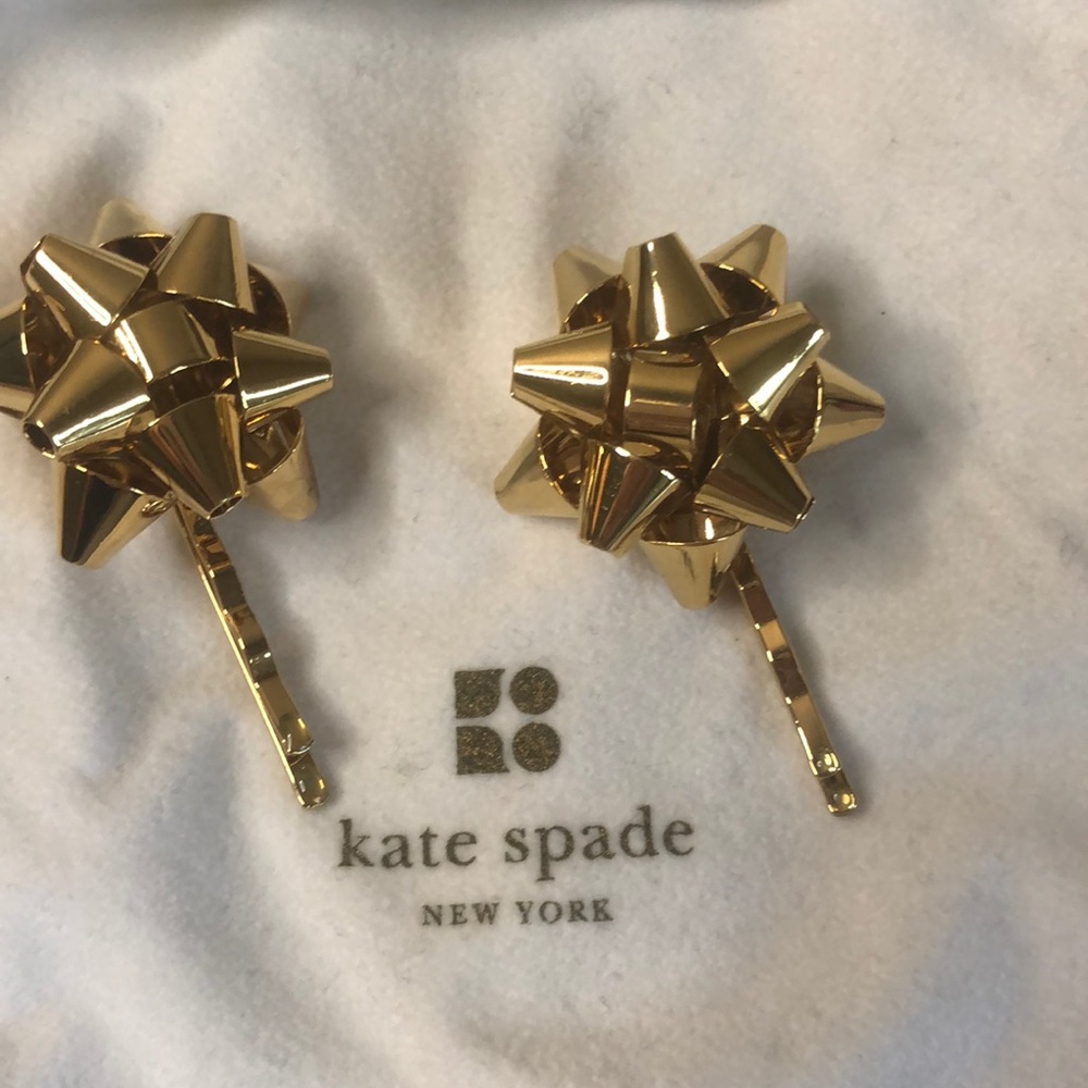 Kate spade holiday hair pins